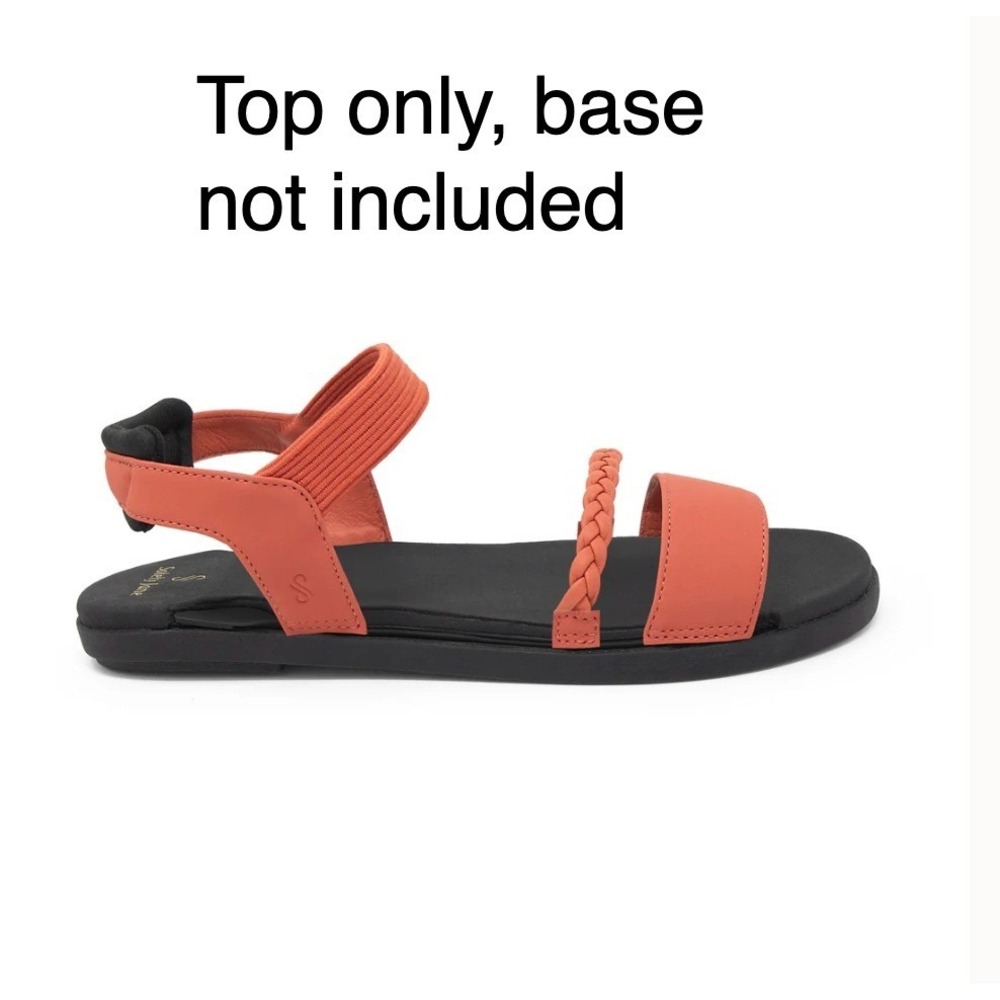 Solely Jane‎ Maui Solemate Interchangeable Shoe Tops Salmon Pink Size 11 NEW